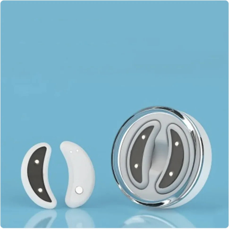 Heated Eye Massager with Hot Compress for Home Eye Care and Relaxation