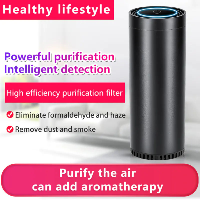 Car Air Purifier with Ionizer and Aromatherapy Y8 - Joomcy