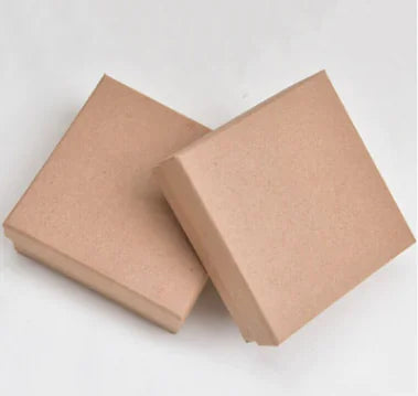 Vintage Leather Paper Earring Ring Box Jewelry Packaging - Joomcy