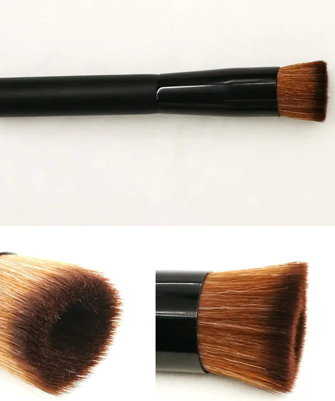 Ash Wood Contour Foundation Brush - Joomcy