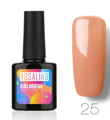ROSALIND Solid Color UV Nail Gel Polish 10ml