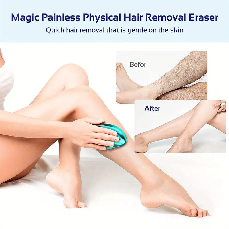 Painless Crystal Hair Removal Epilator for Men and Women