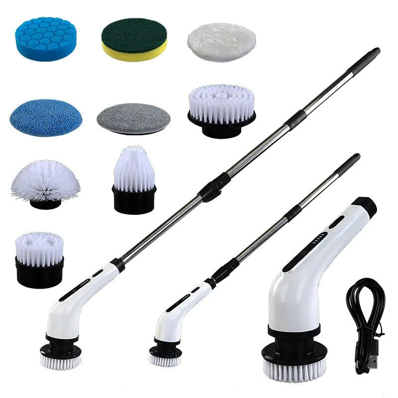 Extendable Wireless Electric Cleaning Brush Set (One Set) - Joomcy