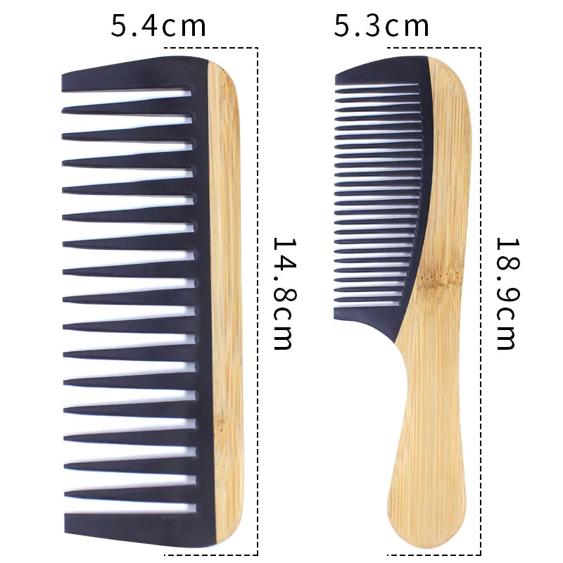 Bamboo Hair Comb for Women - Anti-Static Wooden Design - Joomcy