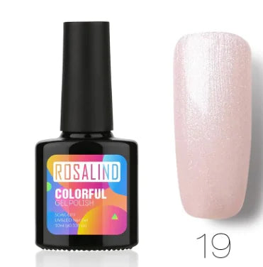 ROSALIND Solid Color UV Nail Gel Polish 10ml