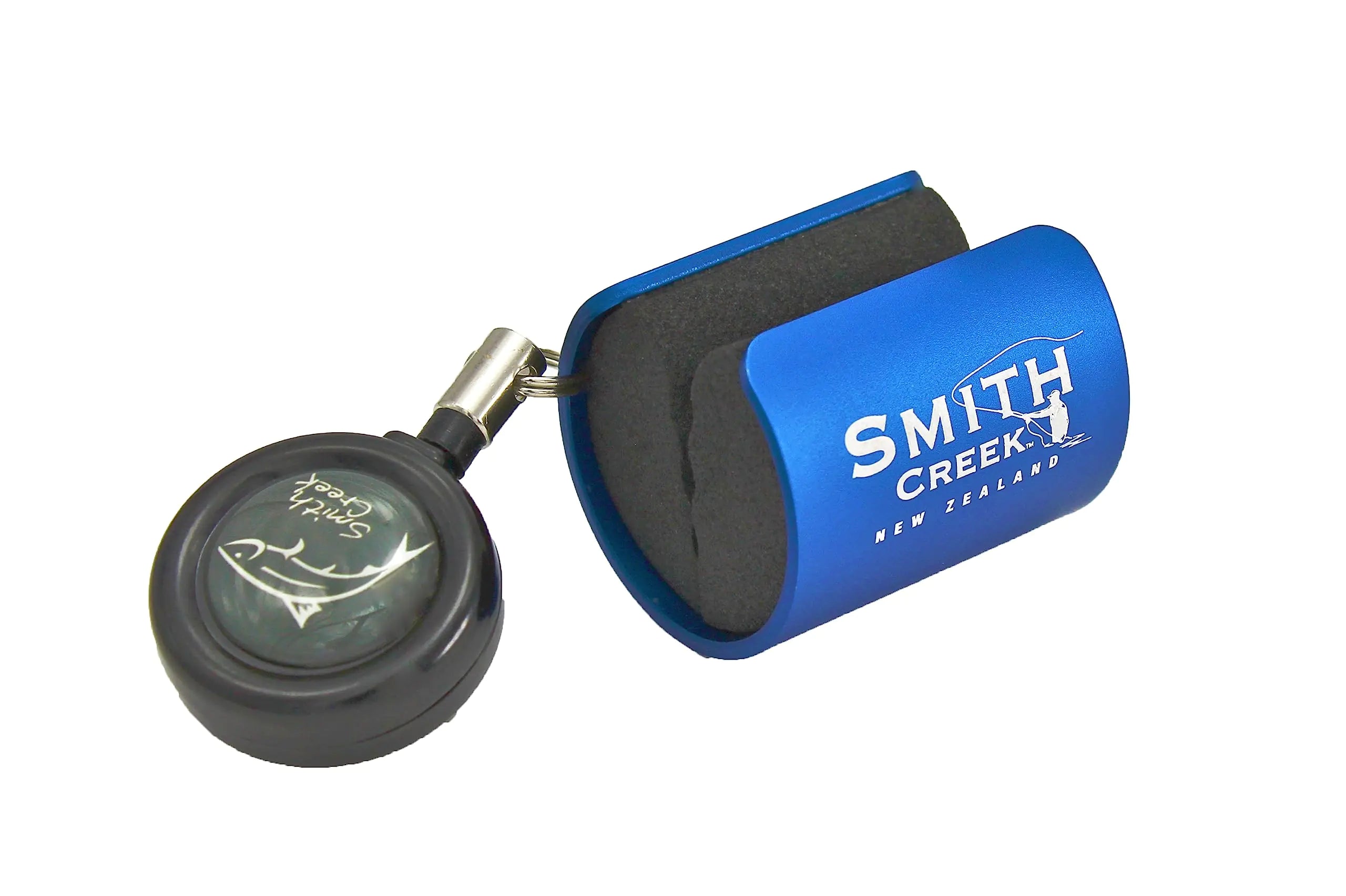 Smith Creek Rod Clip Wearable Fishing Rod Holder Blue