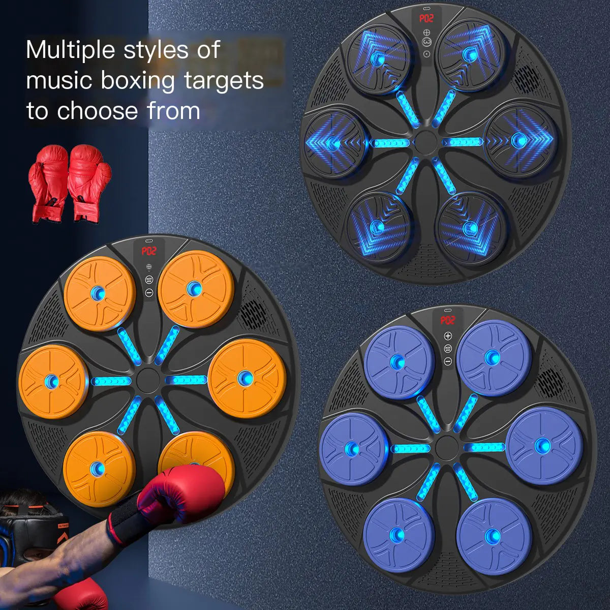 Bluetooth Music Boxing Target with Light for Kids