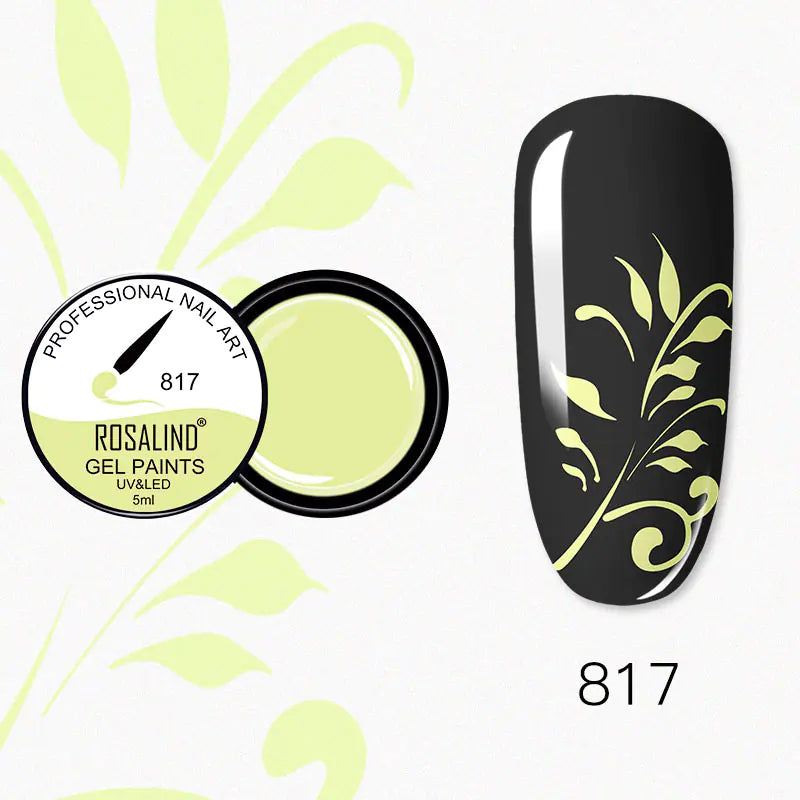 Rosalind 142 Color Gel Nail Polish for Art and Design