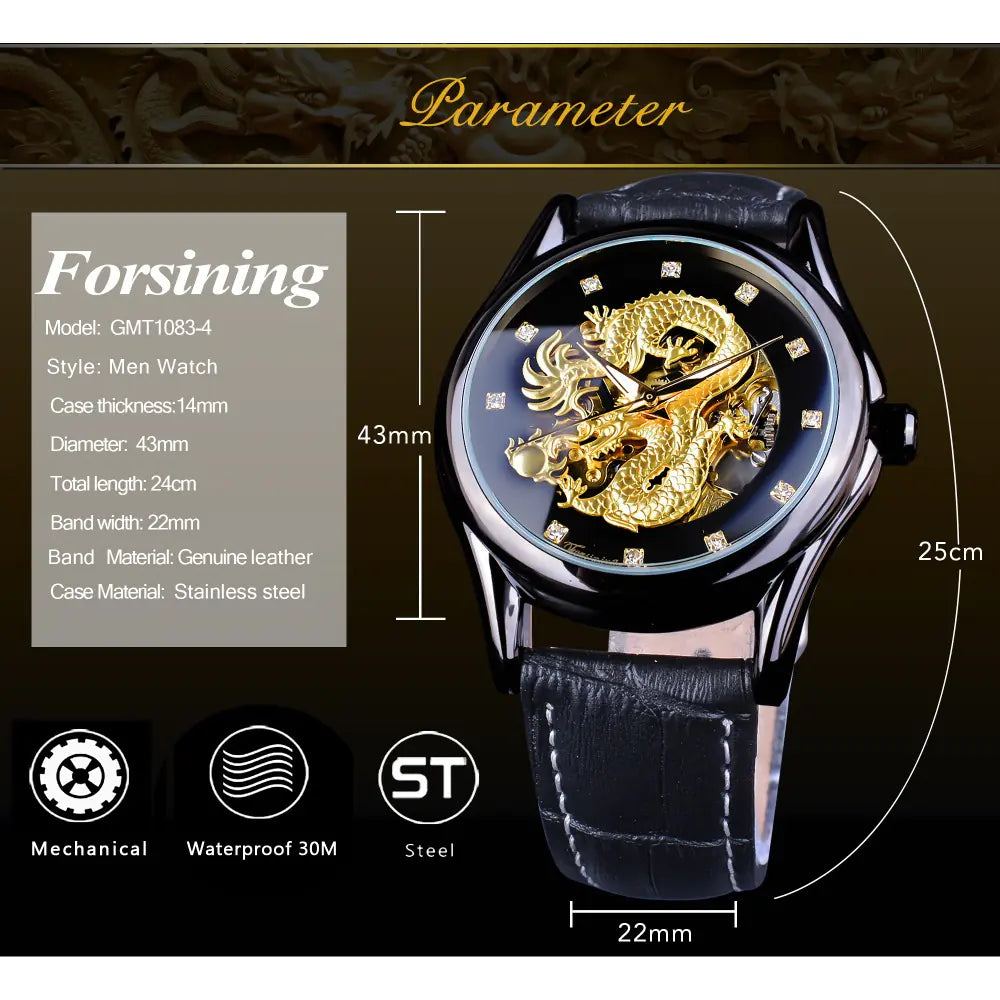 Leisure Hollow Mechanical Watch - Joomcy