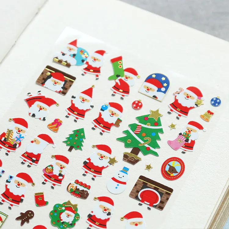 Christmas Stickers - Adhesive Decorative Labels - Joomcy