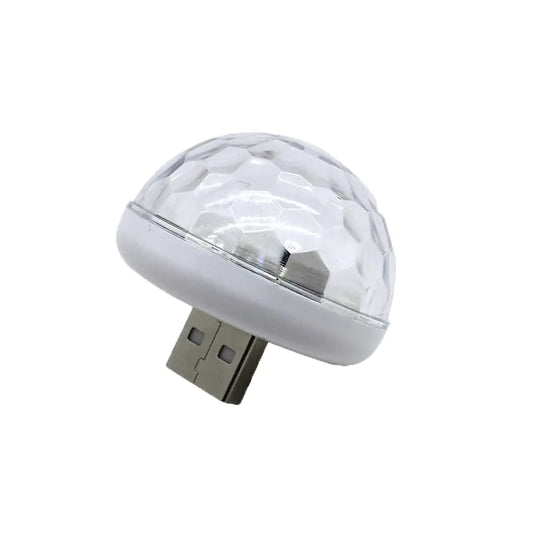 Car USB LED Rhythm Light with Voice Control - Joomcy