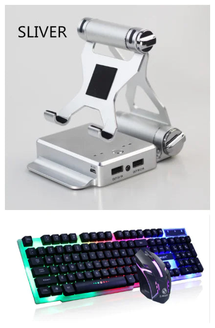 Mobile Power Bank with Multi-Function Stand