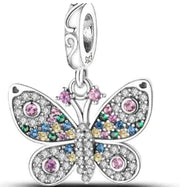 Bright Butterfly Charm Bracelet Accessory (One Piece)