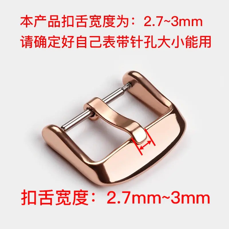Rose Gold Stainless Steel Watch Buckle for 16mm-24mm - Joomcy