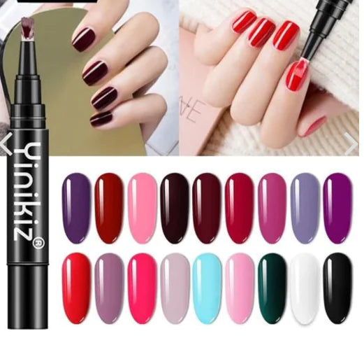 New Nail Polish Gel Pen - Solid Color Nail Art Tool