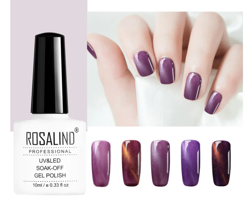 ROSALIND Cat Eye Gel Nail Polish - 30 Colors Set