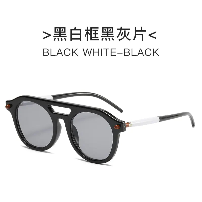 2023 Fashion Double Beam Square Sunglasses