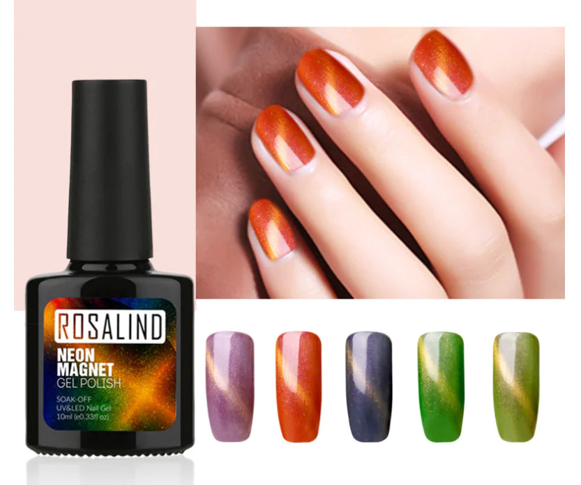 15 Color Cat Eye Gel Nail Polish 10ml (Rainbow Series)