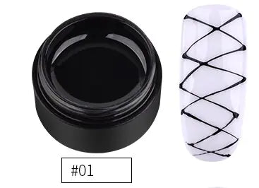 New Creative Spider Gel Nail Polish for DIY Art