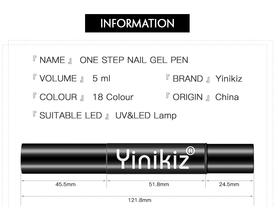 Nail Polish Gel Pen