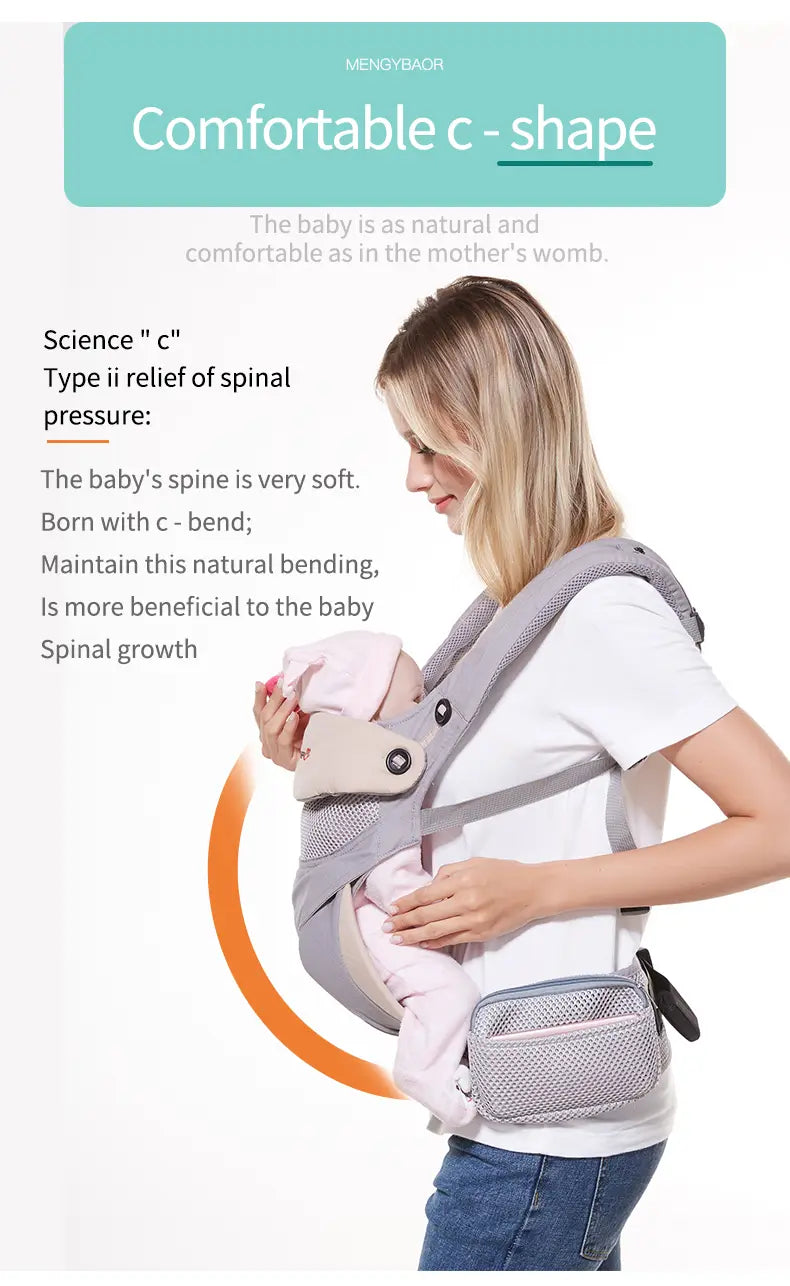 Multi-Functional Breathable Baby Carrier for All Seasons