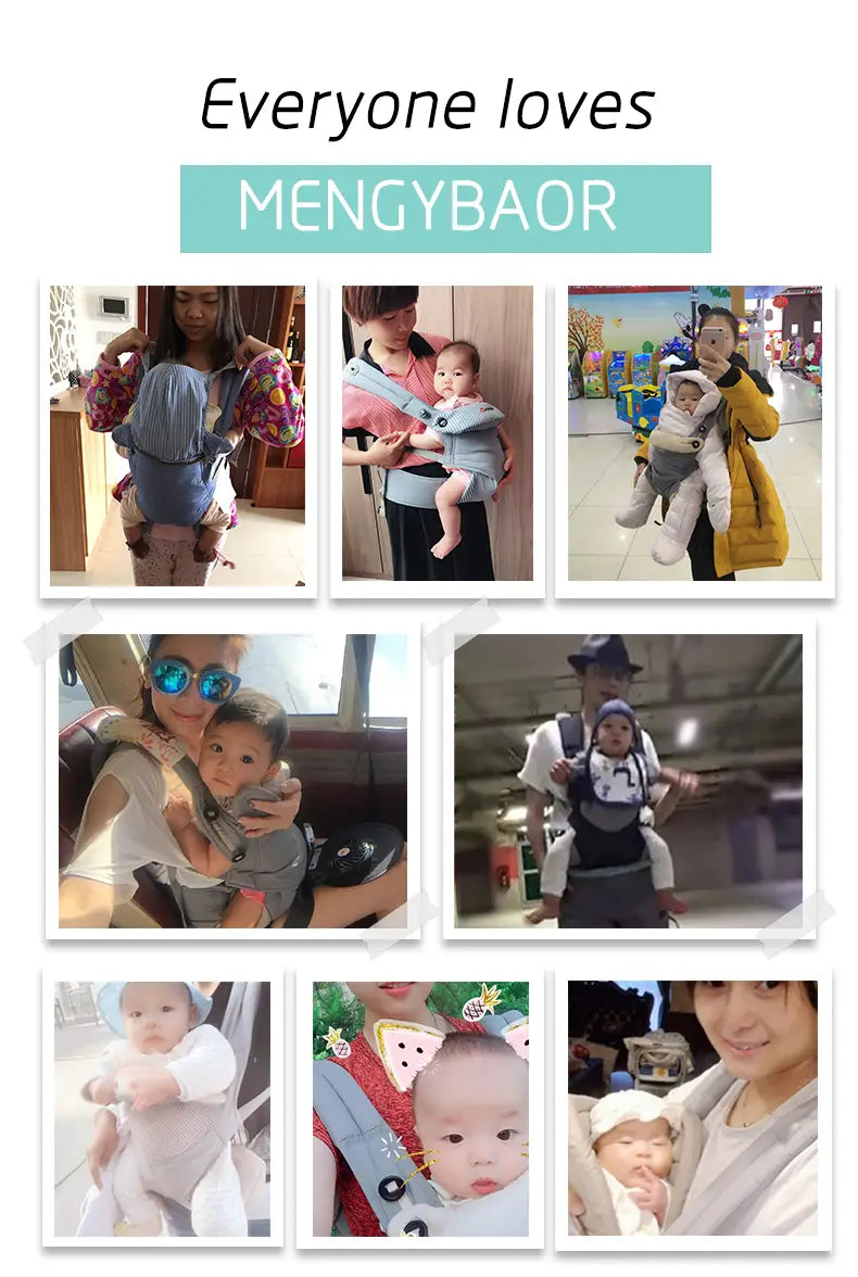 Multi-Functional Breathable Baby Carrier for All Seasons