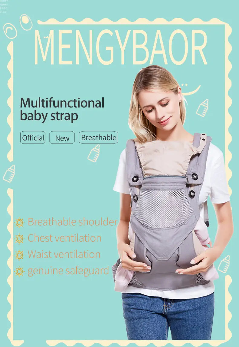 Multi-Functional Breathable Baby Carrier for All Seasons