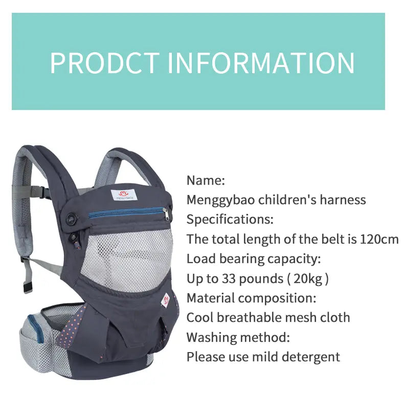 Multi-Functional Breathable Baby Carrier for All Seasons