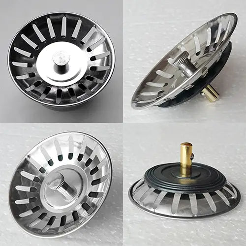 Stainless Steel Sink Cover with Drain Filter Funnel