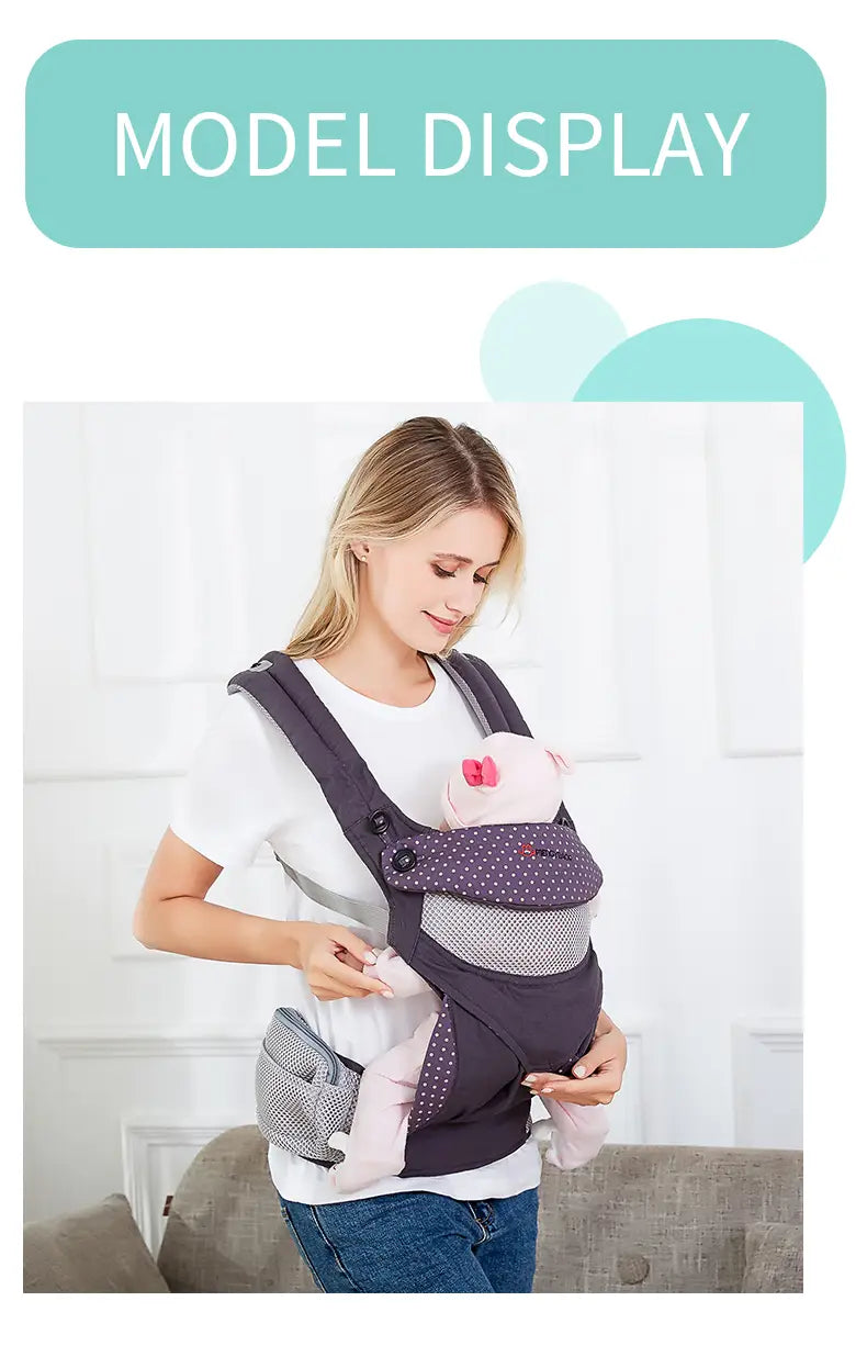 Multi-Functional Breathable Baby Carrier for All Seasons