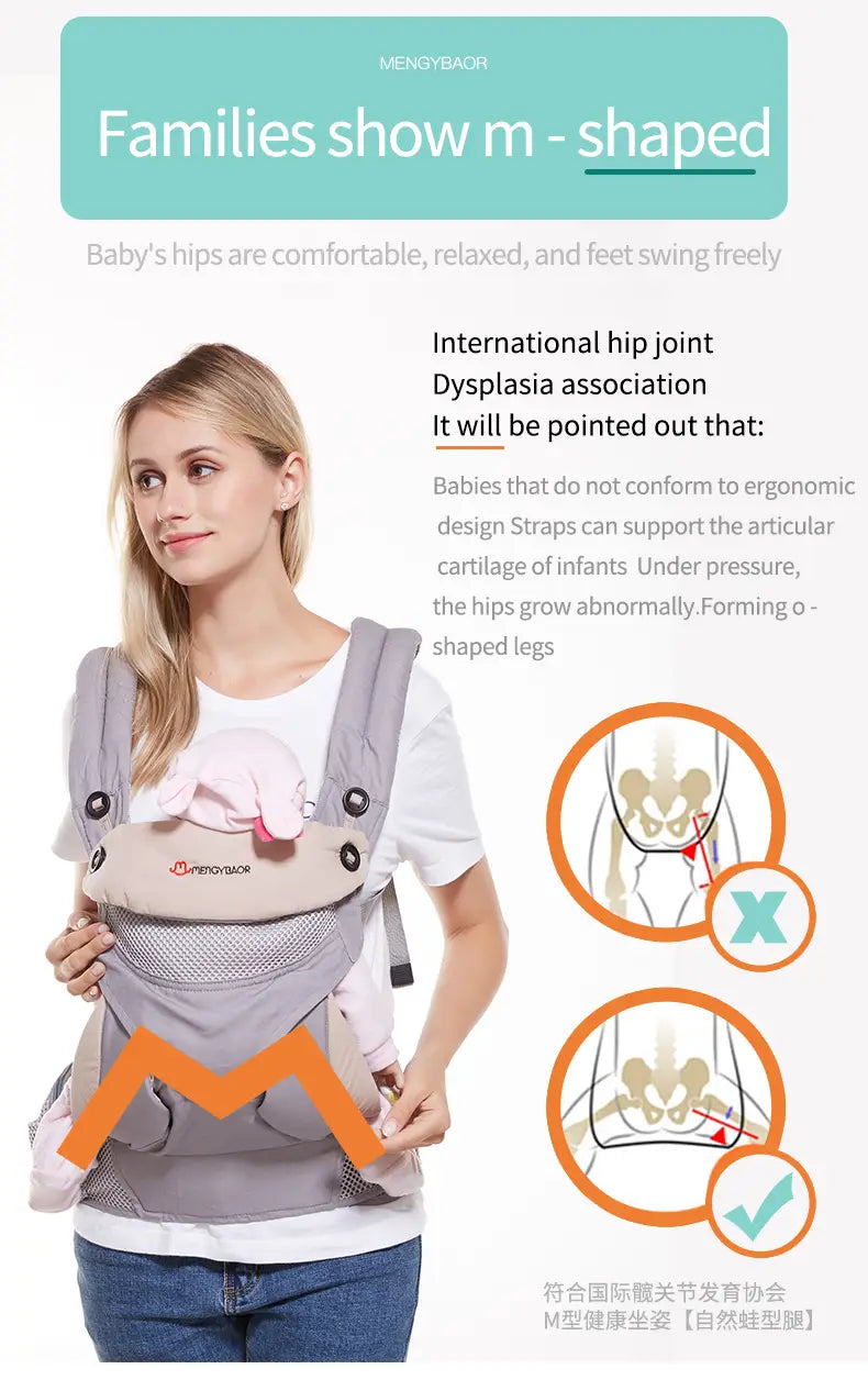 Multi-Functional Breathable Baby Carrier for All Seasons