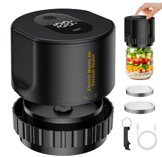 Mason Jar Vacuum Sealer - Electric Food Sealing Machine