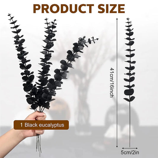 38cm Eucalyptus Leaf Artificial Plant for Decoration - Joomcy