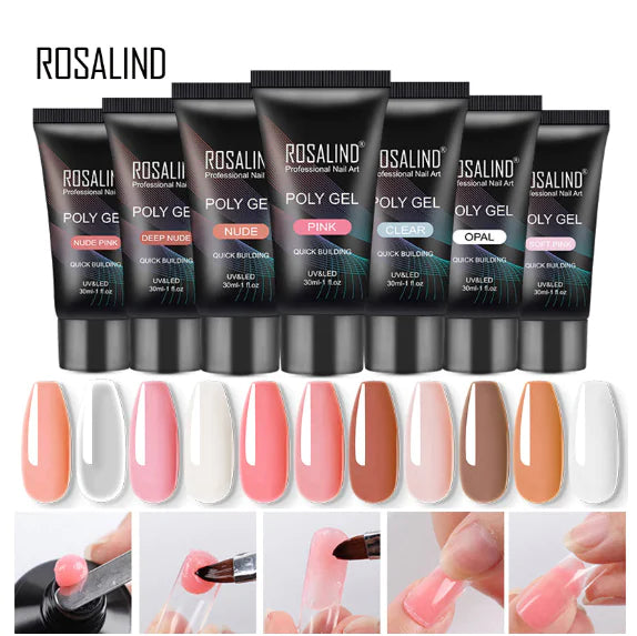 ROSALIND 15ml Quick Extension Crystal Gel for Nails