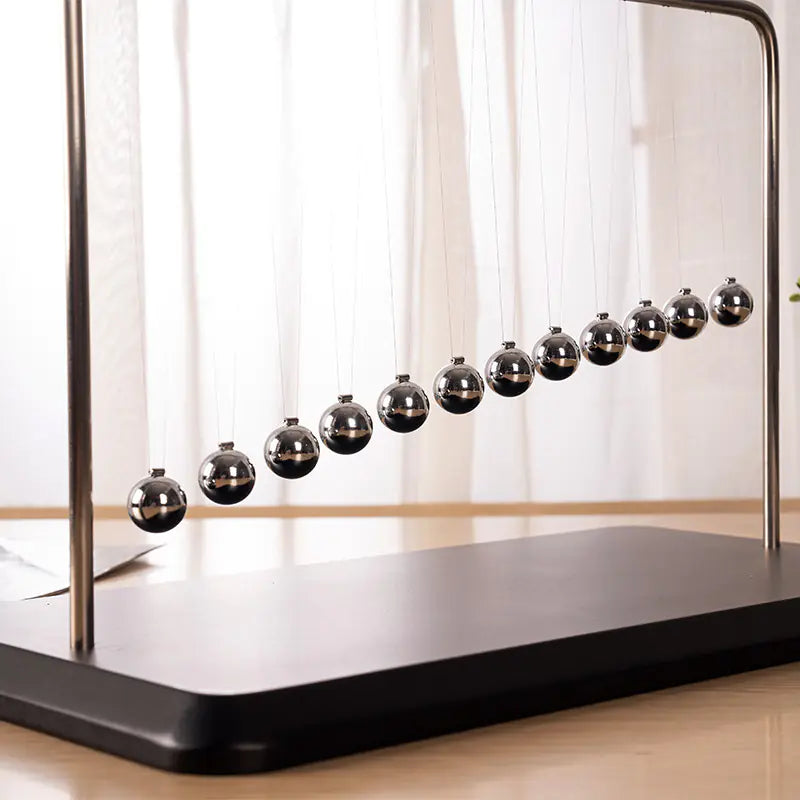 Creative Snake-Shaped Newton's Cradle Desk Decor - Joomcy