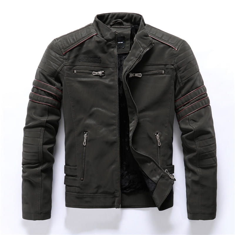 Men's Jacket in Black Grey