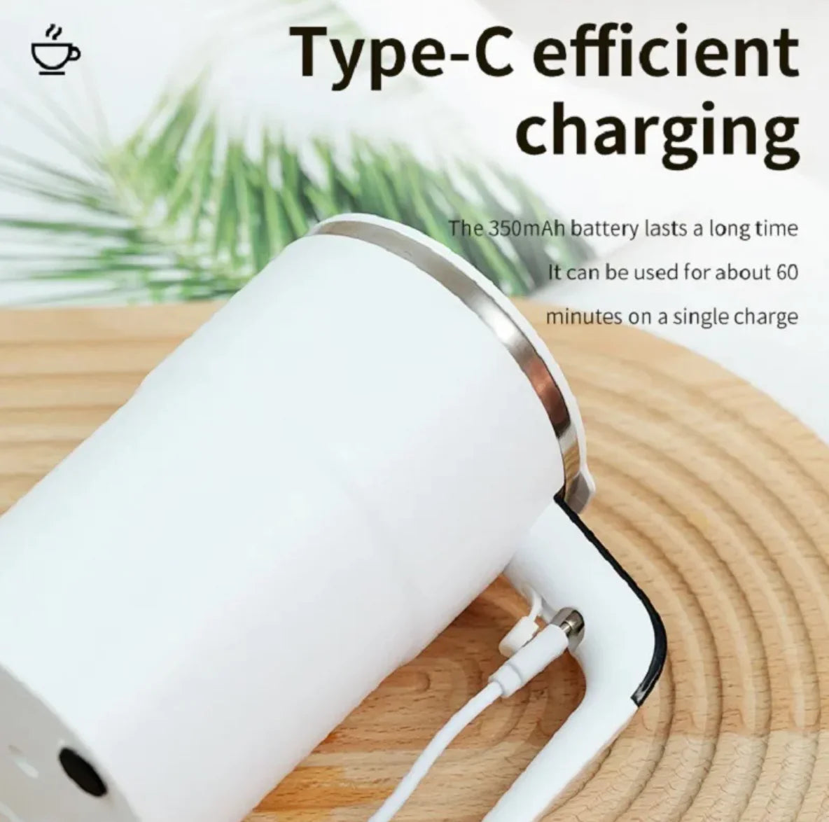 Automatic Self-Stirring Coffee Mug