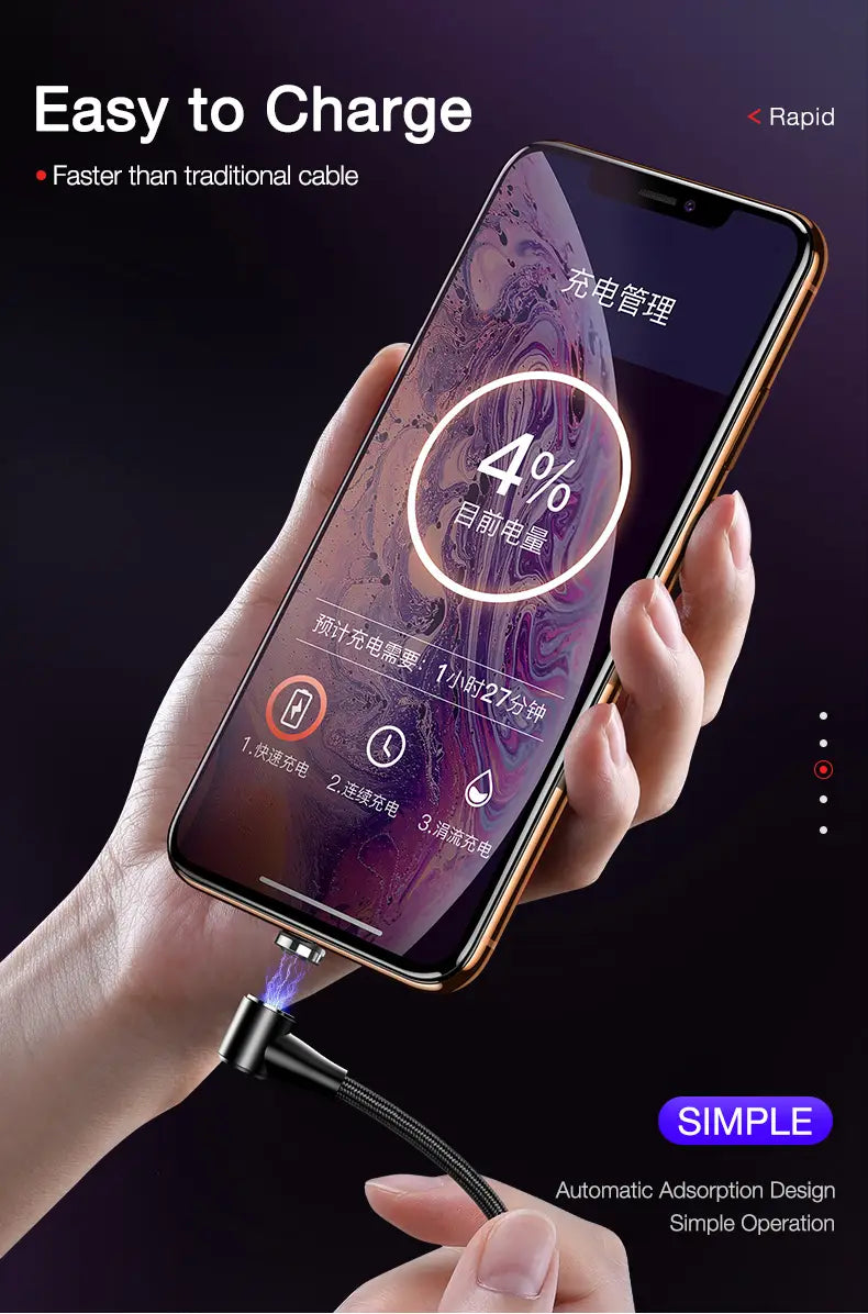 Magnetic 3-in-1 Data Cable Image 2