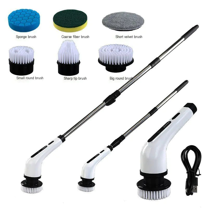 Extendable Wireless Electric Cleaning Brush Set (One Set) - Joomcy