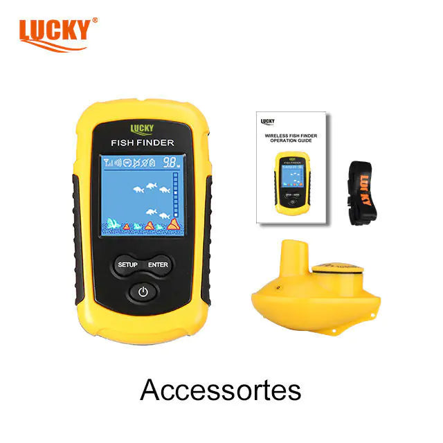 LUCKY FF1108C-W Color Screen Wireless Fish Finder - Joomcy