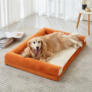 BFPETHOME XL Dog Beds for Extra Large Dogs XL Dog Bed Extra Large Dog Bed Washable Jumbo Dog Bed with Removable Cover Waterproof Lining and Nonskid Bottom Egg-Crate Foam Pet Sofa Bed