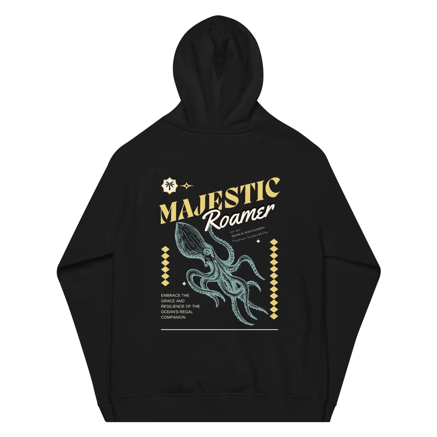 Premium Majestic Roamer Eco Hoodie - Giant Squid Edition - Joomcy