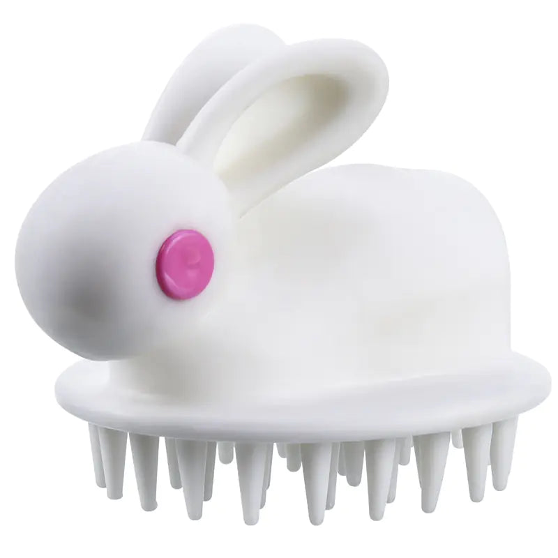 Soft Rubber Shampoo Brush for Kids' Scalp Massage - Joomcy