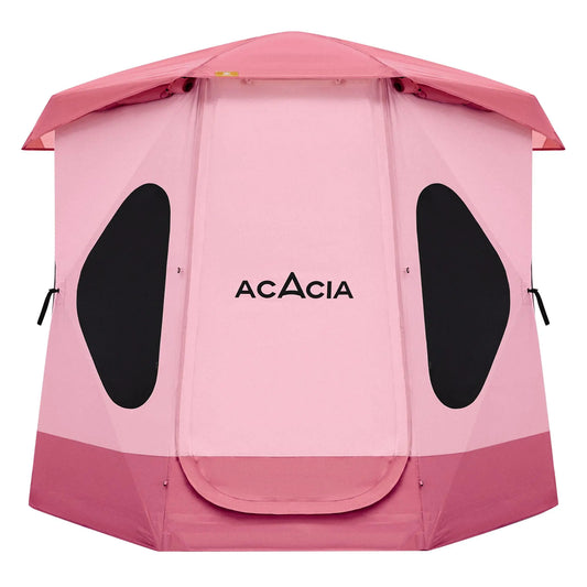 ACACIA Space Camping Tent 2-3 Person Pop Up Tent for Camping with 610 Height 1 Door 8 Windows Waterproof Easy Setup Instant Hub Tent with Removable Rainfly Footprint for Car Camping Glamping - Joomcy