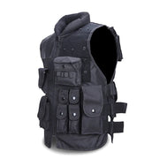 Black Tactical Vest for Men - Military Hunting Gear