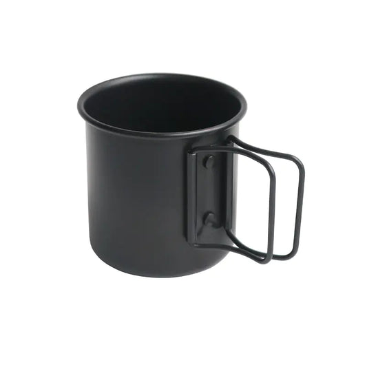 300ml Portable Folding Aluminum Camping Cup - Joomcy