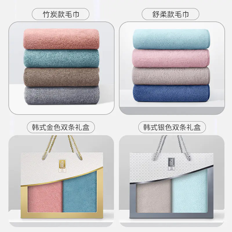 Cotton Towel Gift Set with Custom Logo Embroidery - Joomcy