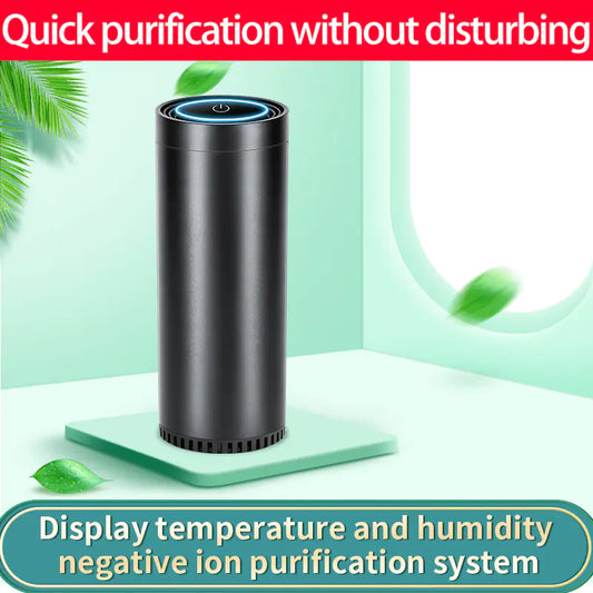 Car Air Purifier with Ionizer and Aromatherapy Y8 - Joomcy