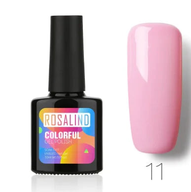 ROSALIND Solid Color UV Nail Gel Polish 10ml