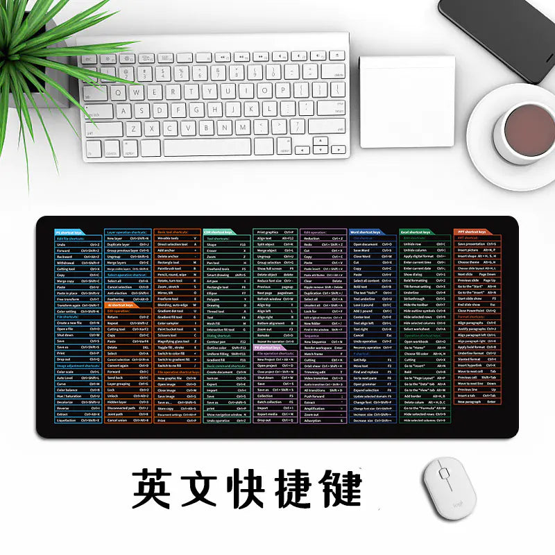 Wholesale English Keyboard Mouse Pad for Gaming